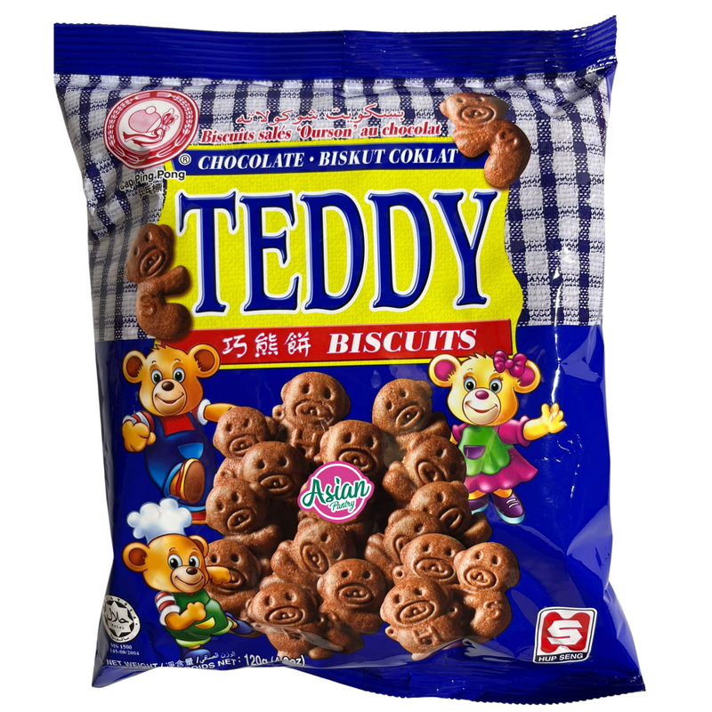 Cap Ping Pong Chocolate Teddy Biscuits 120g