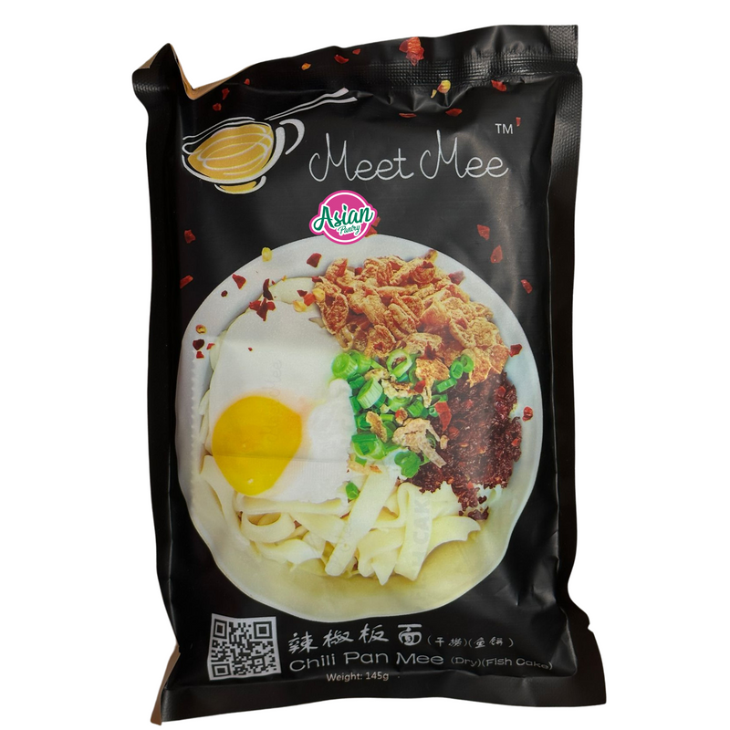Meet Mee Chili Pan Mee with Fish Cake (Dry) - Thick Noodle 145g