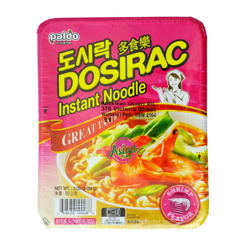 Dosirac	Instant Noodle Bowl Shrimp Front