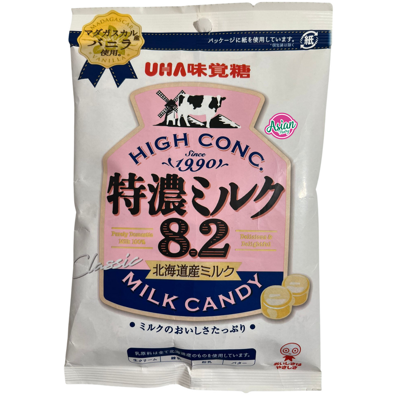 UHA Tokuno Milky 8.2 Candy 88g