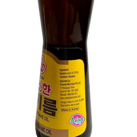 Ottogi 100% Pure Roasted Sesame Oil 160ml