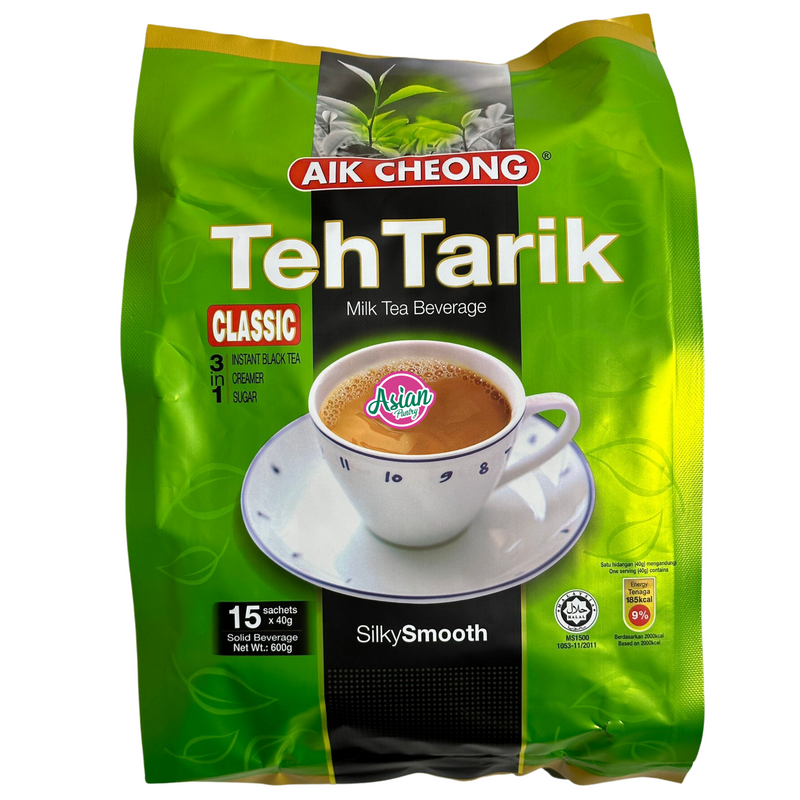 Aik Cheong Teh Tarik Classic 3 in 1 Milk Tea 15 sachets 600g