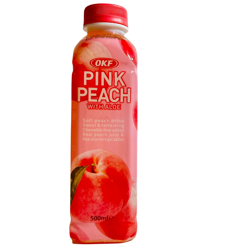 OKF Pink Peach with Aloe Drink 500ml