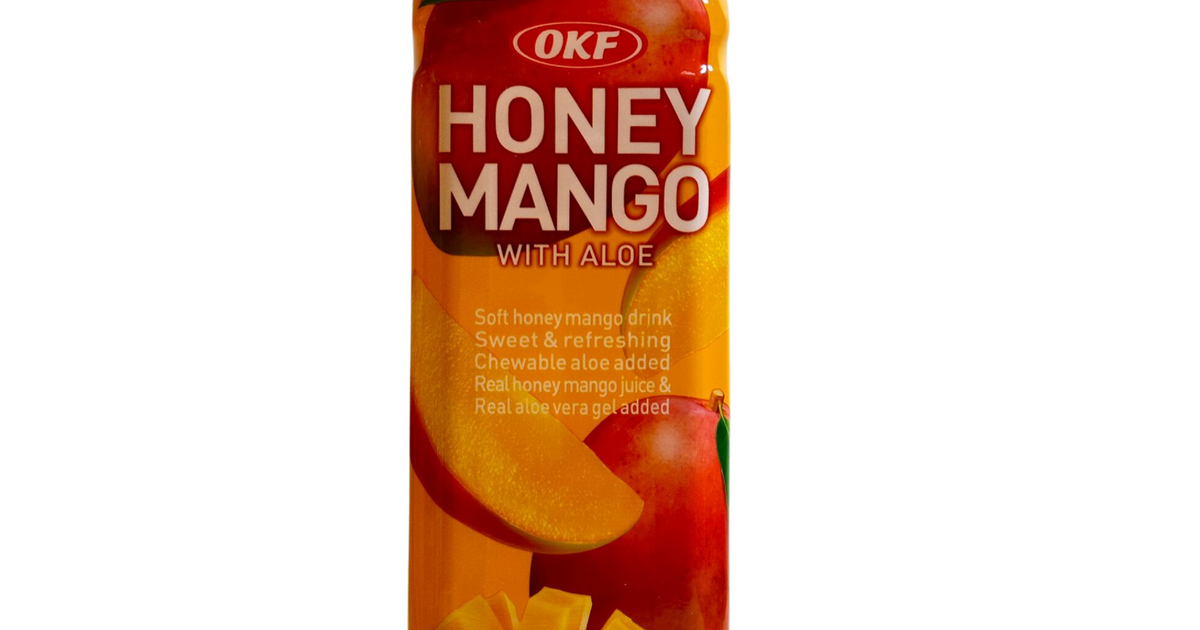 OKF Honey Mango with Aloe Drink 500ml – Asian Pantry