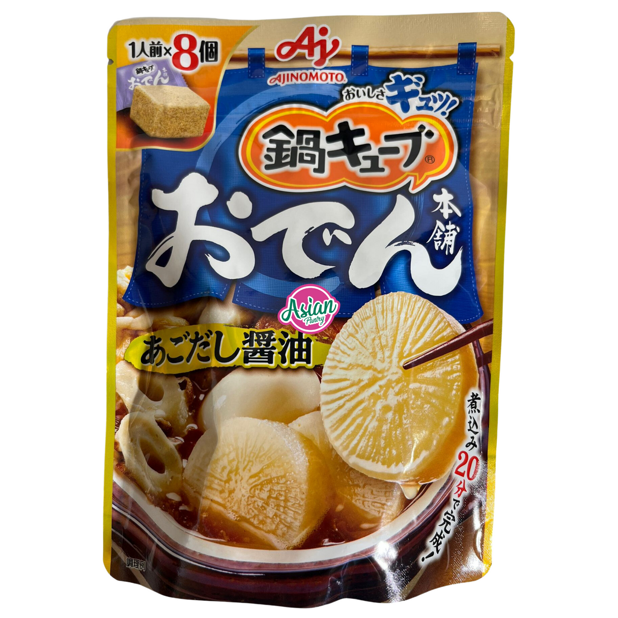 Ajinomoto Nabe Cube Stok Ikan Terbang Soya (Oden) Asas Sup 8P 66g