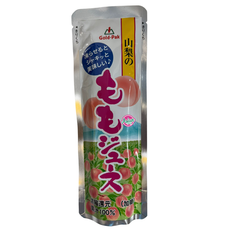 Gold-Pak Yamanashi Peach Juice Pouch  80g