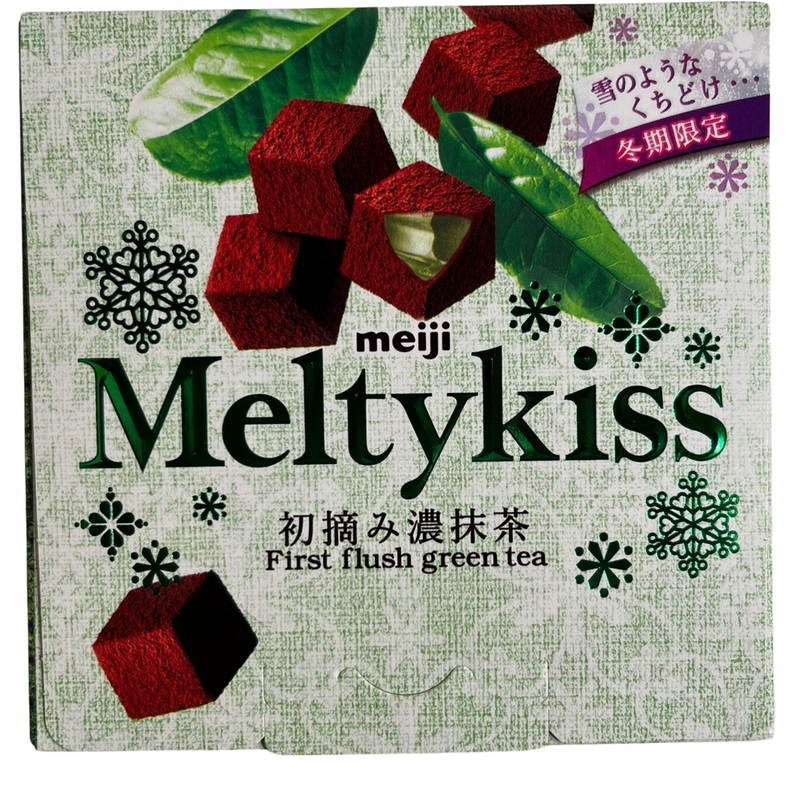 Meiji Melty Kiss Chocolate First Flush Green Tea 52g