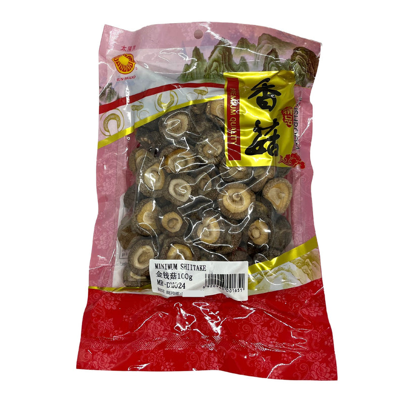 Sun Brand Dried COIN Mushroom 1-2cm 100g