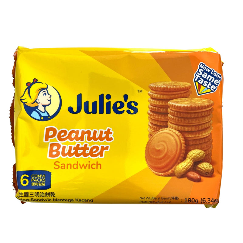 Julie's Peanut Butter Sandwich (6 Pack) 180g