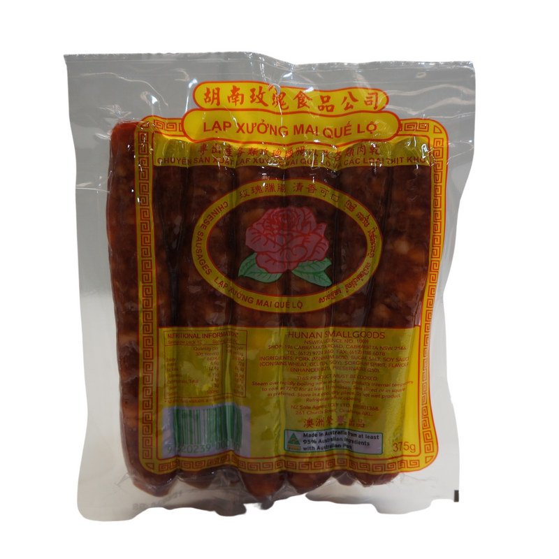 Rose Brand Chinese Sausage 375g - Asian PantryHunan Small Goods Asian Groceries