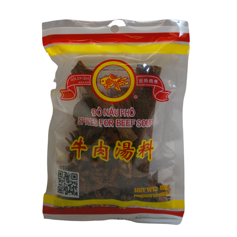Goldfish Brand Beef Soup Spices 60g - Asian PantryGoldfish Brand Asian Groceries