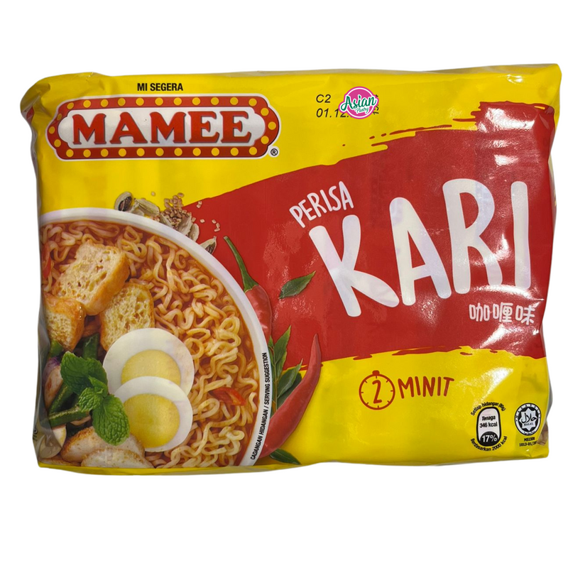 Mamee Instant Noodle Curry Flavour (5 Pack) 400g